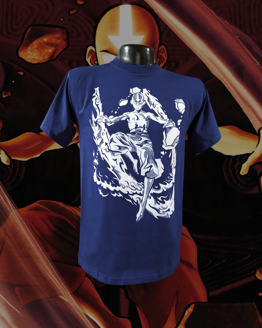 Camiseta Azul Aang (Avatar: The Last Airbender)