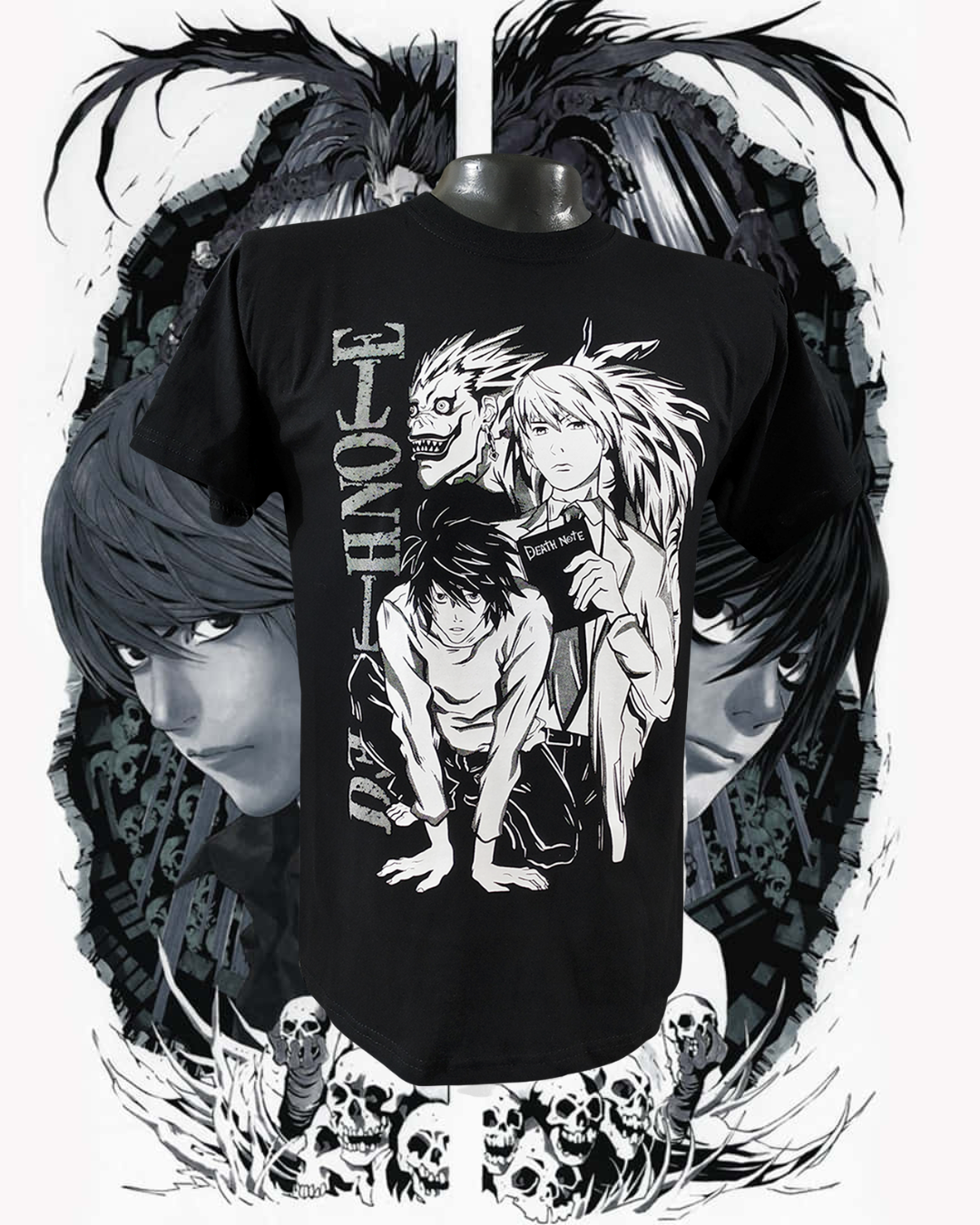 Camiseta Light y L (Death Note)